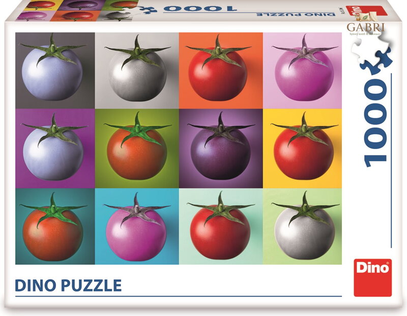 DINO Puzzle Pop Art: Rajčata 1000 dílků