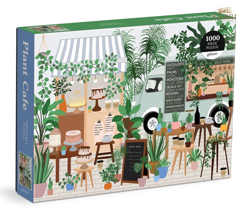 GALISON Puzzle Botanická kavárna 1000 dílků