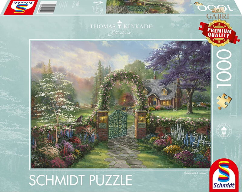 SCHMIDT Puzzle Chaloupka s kolibříky 1000 dílků