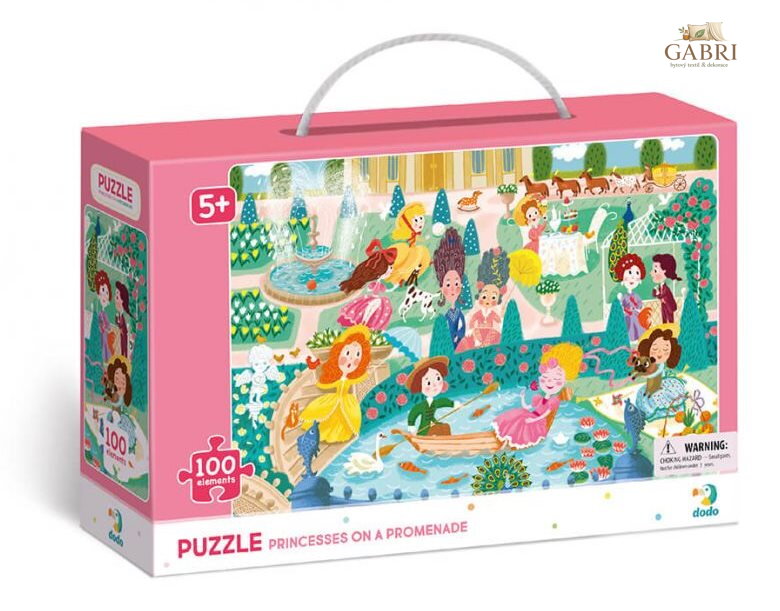 DODO Puzzle Princezny na promenádě 100 dílků