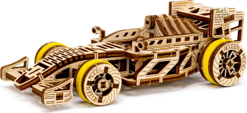 WOODEN CITY 3D puzzle Závodní vůz Bolid 108 dílků