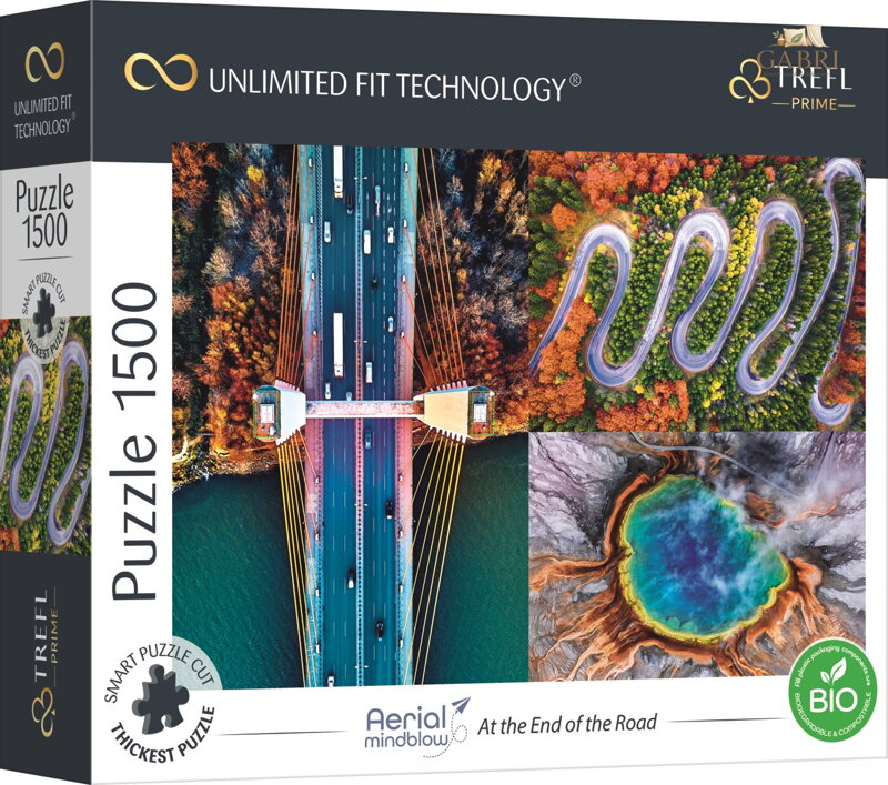 TREFL Puzzle UFT Aerial Mindblow: Na konci cesty 1500 dílků