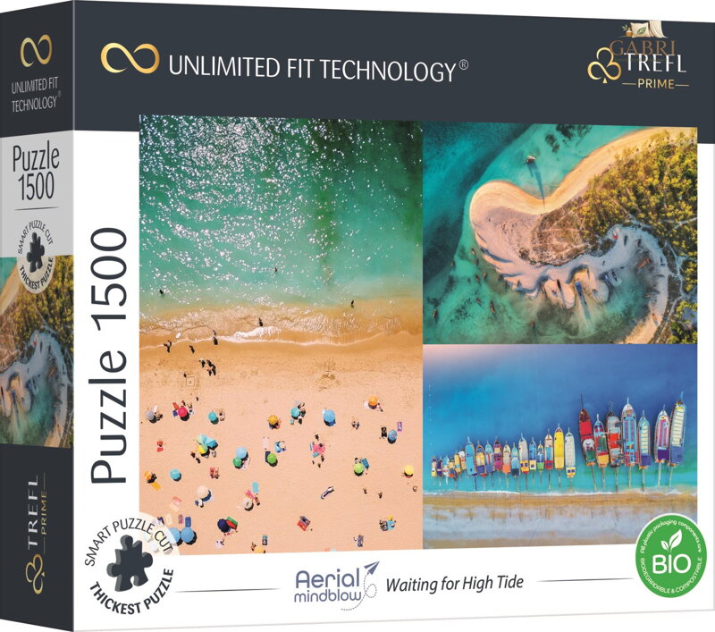 TREFL Puzzle UFT Aerial Mindblow: Čekání na příliv 1500 dílků