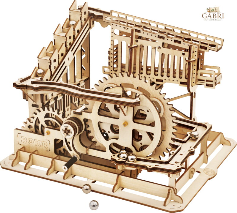 ROBOTIME Rokr 3D dřevěné puzzle Kuličková dráha: Squad 239 dílků