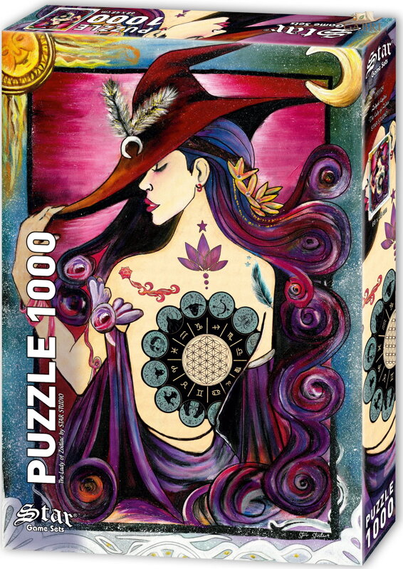 STAR Puzzle Dáma zvěrokruhu 1000 dílků