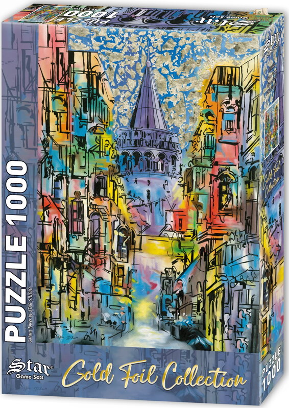 STAR Metalické puzzle Galatská věž 1000 dílků