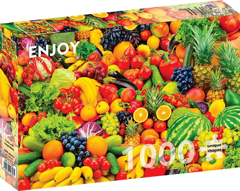 ENJOY Puzzle Ovoce a zelenina 1000 dílků