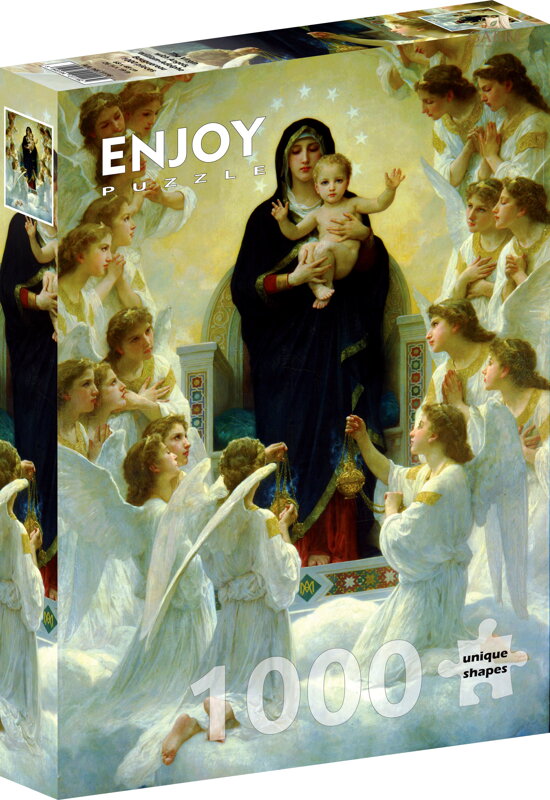 ENJOY Puzzle William Bouguereau: Panna s anděly 1000 dílků