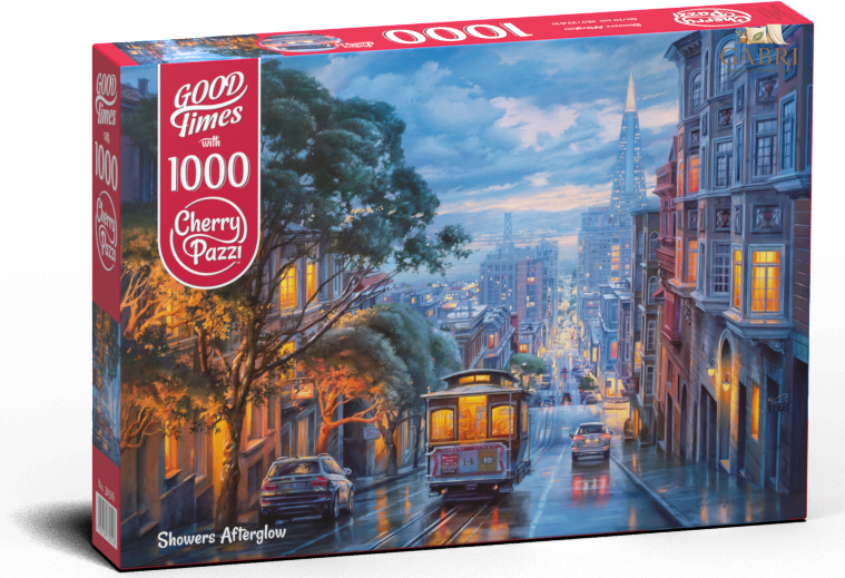 CHERRY PAZZI Puzzle Dešťové odlesky 1000 dílků