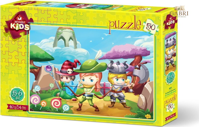 ART PUZZLE Puzzle Tři malí hrdinové 50 dílků