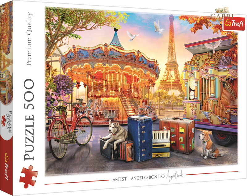 TREFL Puzzle Prázdiny v Paříži 500 dílků