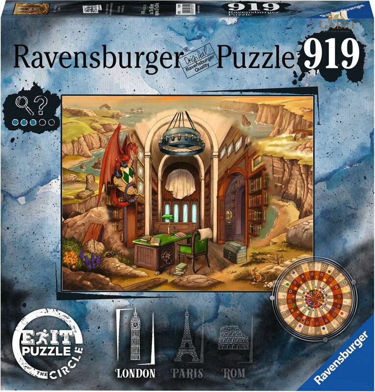 RAVENSBURGER Únikové EXIT puzzle Kruh: V Londýně 919 dílků