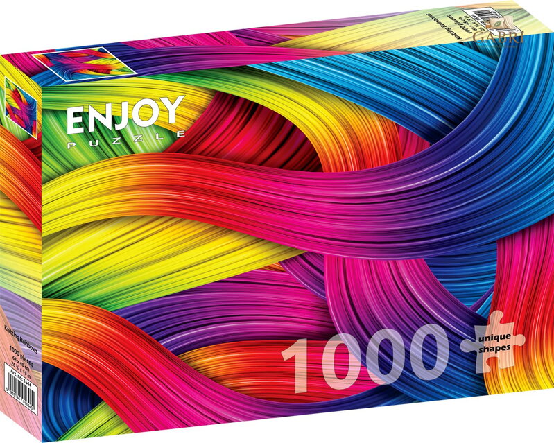 ENJOY Puzzle Splétání duhy 1000 dílků