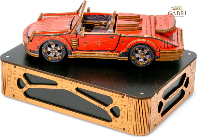 WOODEN CITY 3D puzzle Sportovní auto Limitovaná edice 194 dílků