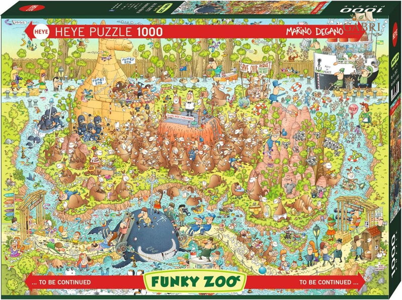 HEYE Puzzle Šílená ZOO: Australská expozice 1000 dílků