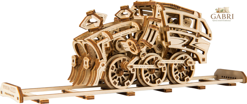 WOODEN CITY 3D puzzle Dream Express s kolejemi 220 dílků