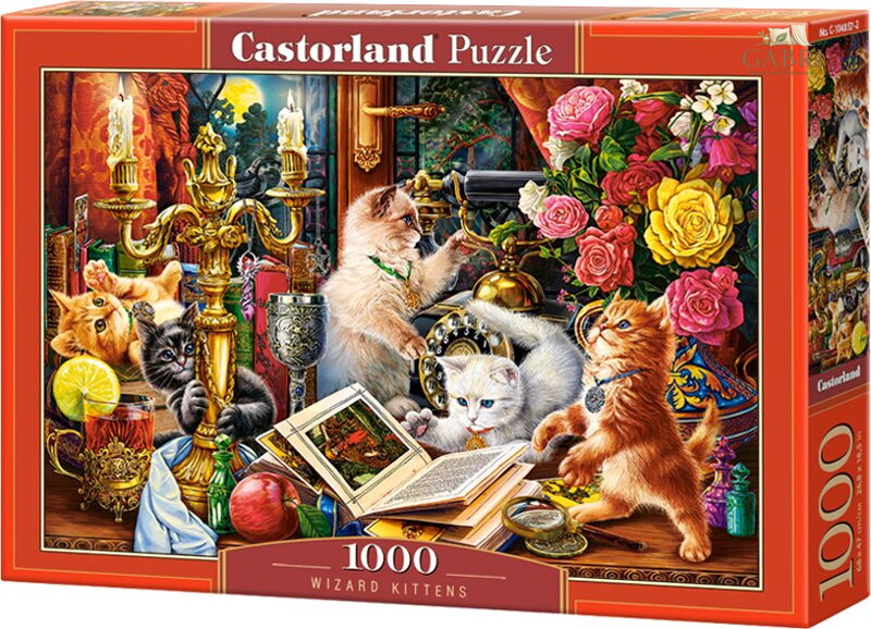 CASTORLAND Puzzle Koťata kouzelníci 1000 dílků