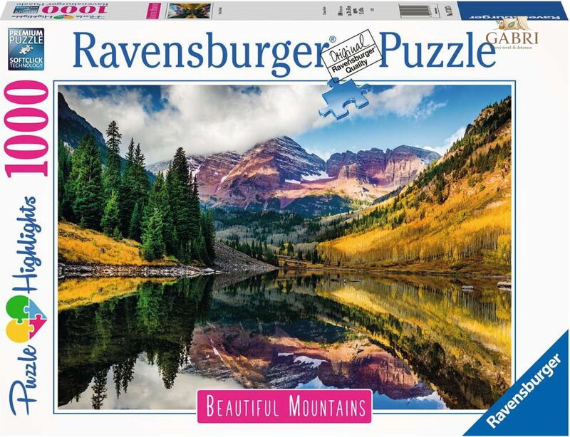 RAVENSBURGER Puzzle Dechberoucí hory: Aspen, Colorado 1000 dílků