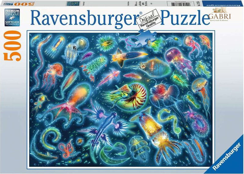 RAVENSBURGER Puzzle Medúzy 500 dílků