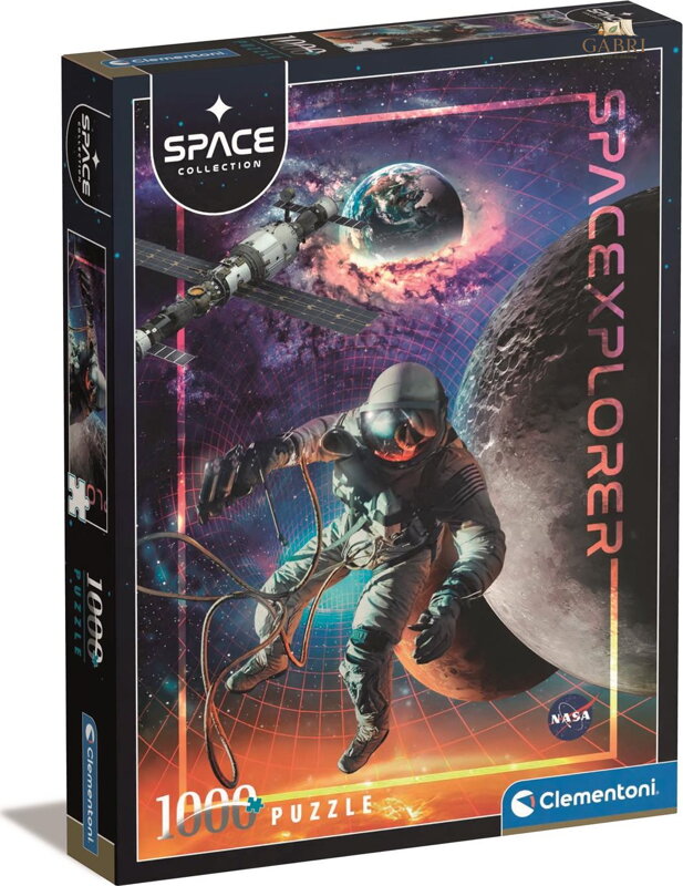 CLEMENTONI Puzzle Space NASA: Vesmírný průzkumník 1000 dílků