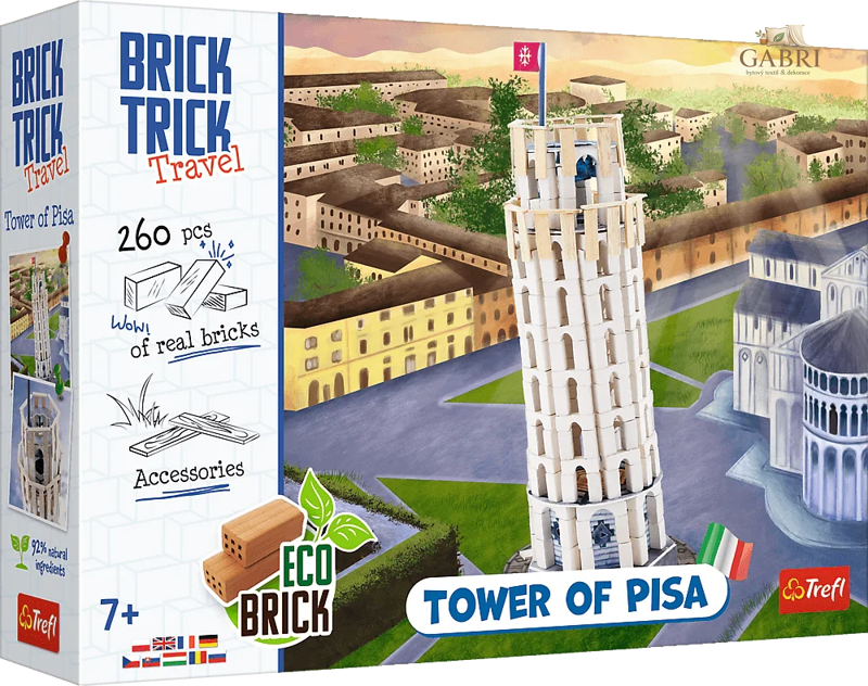 TREFL BRICK TRICK Travel: Šikmá věž v Pise L 260 dílů