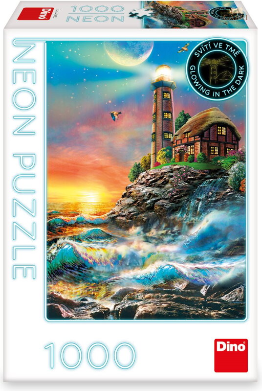 DINO Svítící puzzle Maják 1000 dílků