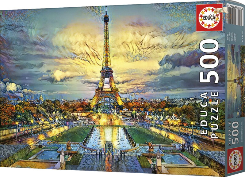 EDUCA Puzzle Eiffelova věž 500 dílků