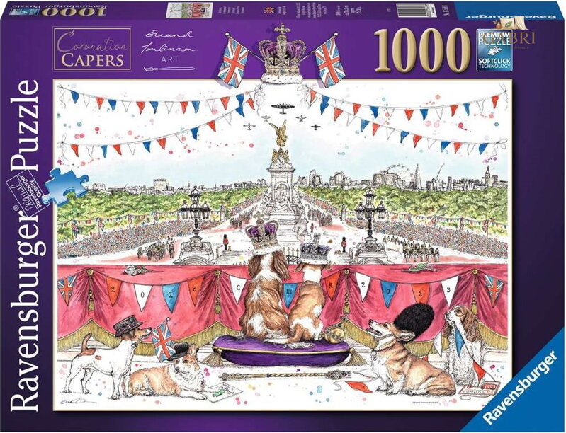 RAVENSBURGER Puzzle Korunovace 1000 dílků