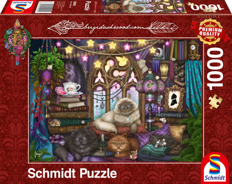 SCHMIDT Puzzle Kočky a pohovka 1000 dílků