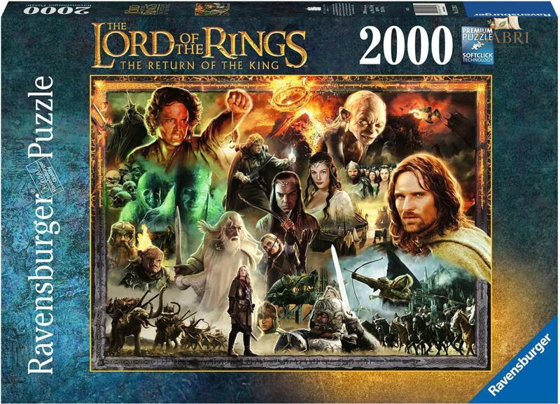 RAVENSBURGER Puzzle Pán prstenů: Návrat krále 2000 dílků