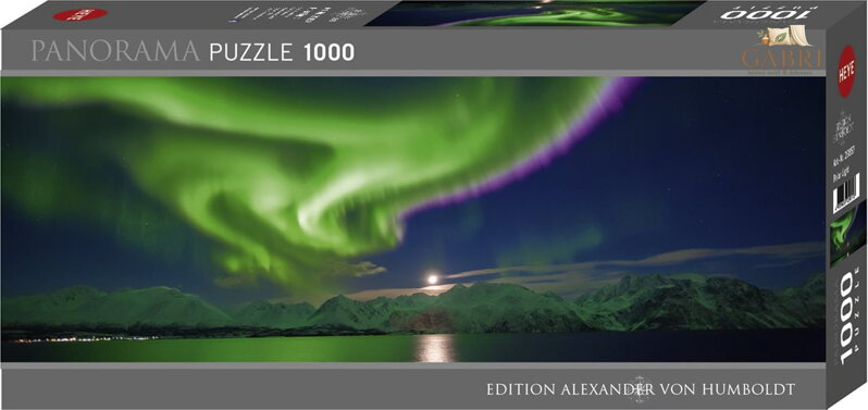 HEYE Panoramatické puzzle Polární záře 1000 dílků