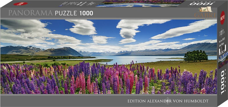 HEYE Panoramatické puzzle Jezero Tekapo, Nový Zéland 1000 dílků