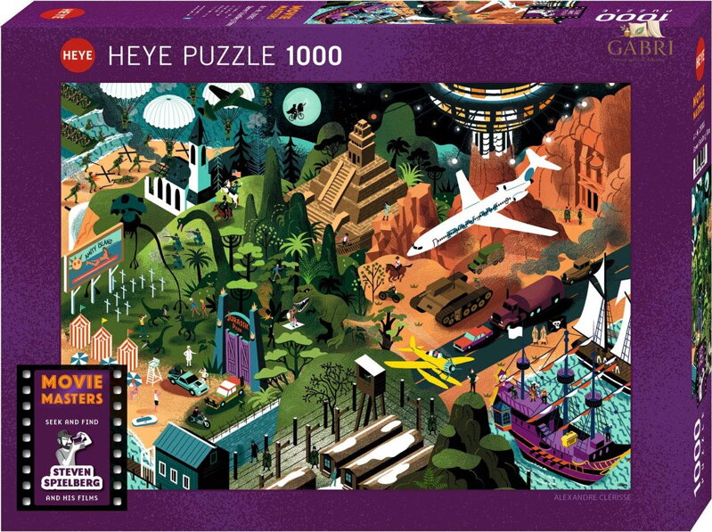 HEYE Puzzle Movie Masters: Filmy Stevena Spielberga 1000 dílků