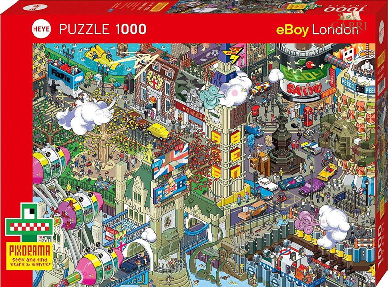 HEYE Puzzle Pixorama: Londýnské pátrání 1000 dílků