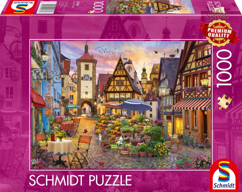 SCHMIDT Puzzle Romantické Bavorsko 1000 dílků