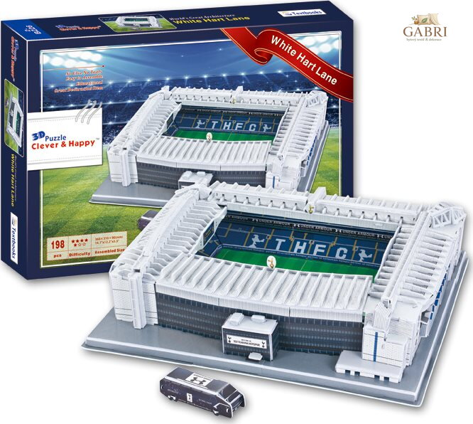 CLEVER&HAPPY 3D puzzle Stadion White Hart Lane - FC Tottenham Hotspur 198 dílků