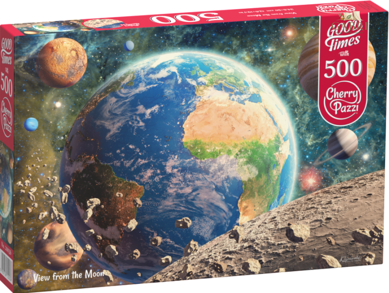 CHERRY PAZZI Puzzle Výhled z Měsíce 500 dílků