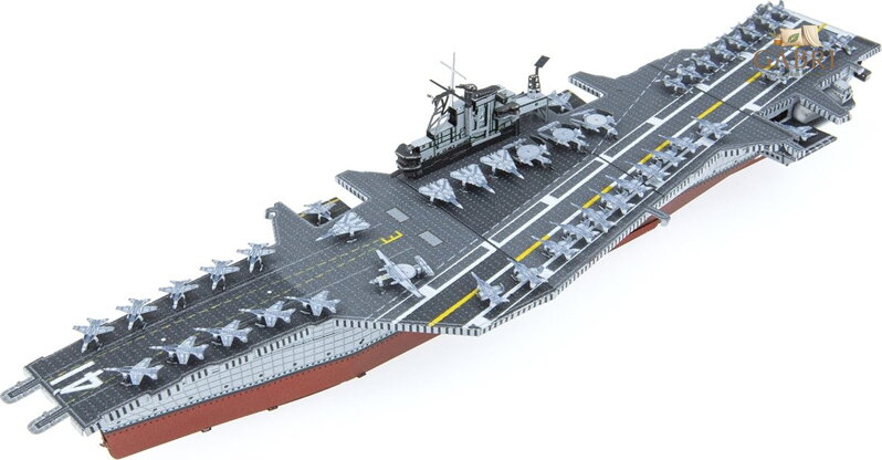 METAL EARTH 3D puzzle Premium Series: Letadlová loď USS Midway