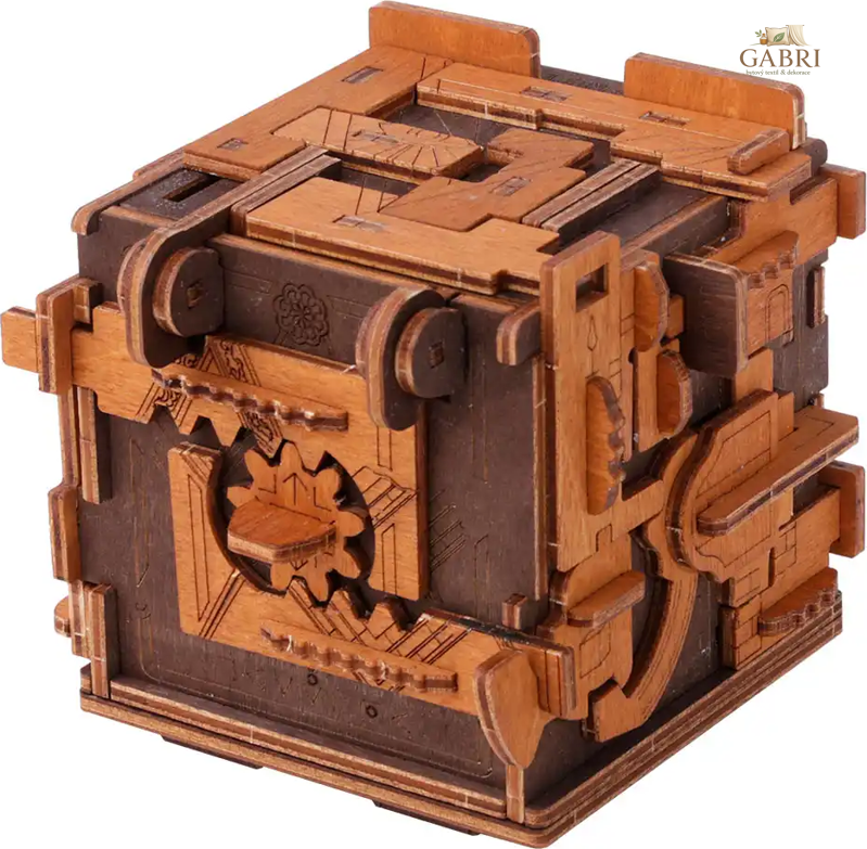 WOODEN CITY 3D dřevěné puzzle Escape room: Puzzle Box 149 dílků
