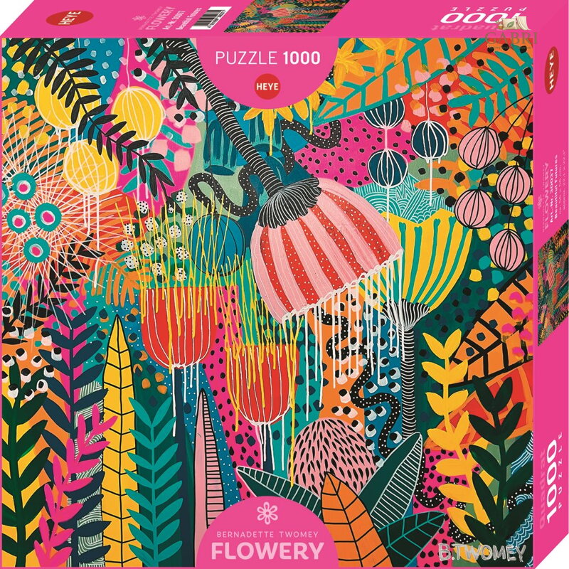 HEYE Čtvercové puzzle Flowery: Krásná budoucnost 1000 dílků