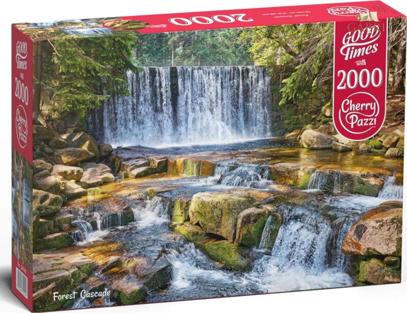 CHERRY PAZZI Puzzle Lesní kaskáda 2000 dílků