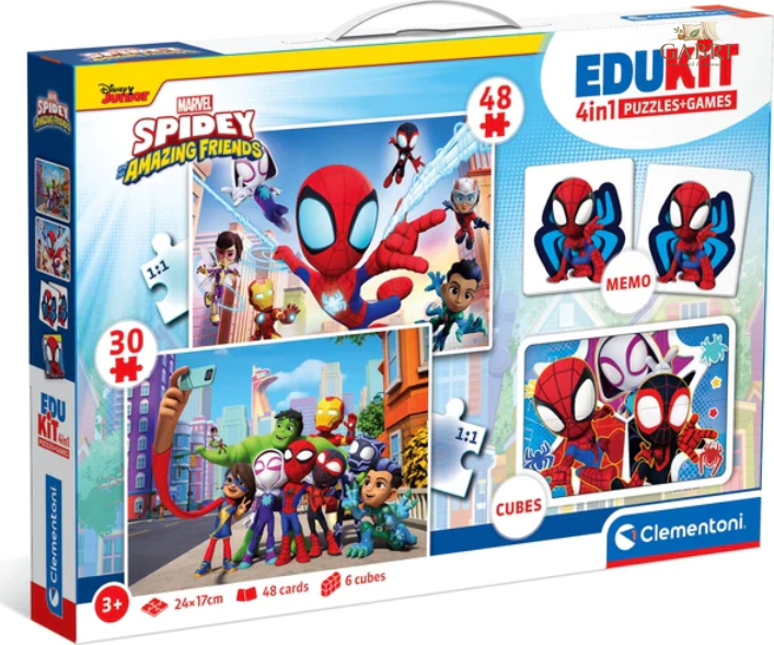 CLEMENTONI Soubor her Spidey a jeho úžasní přátelé 4v1