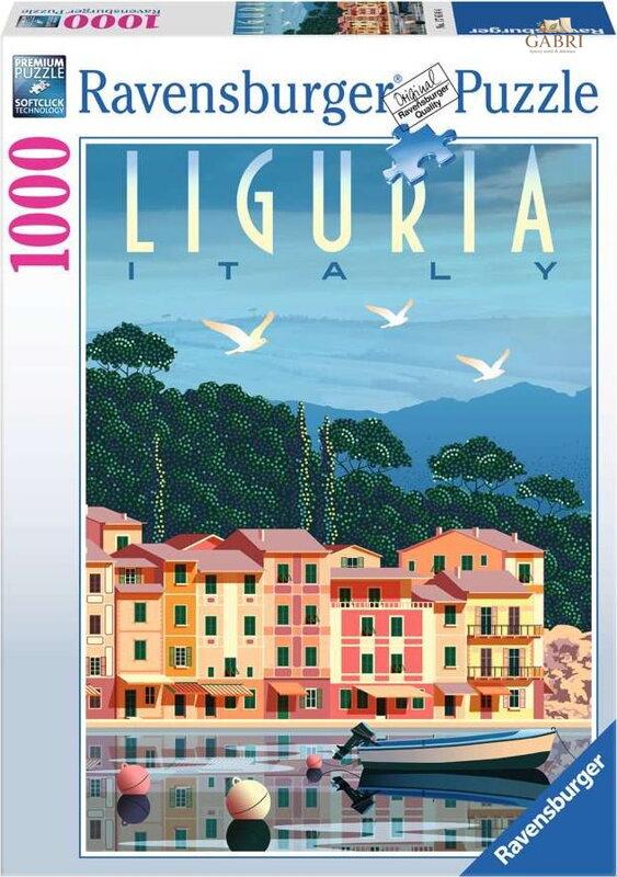 RAVENSBURGER Puzzle Pohlednice z Ligurie 1000 dílků