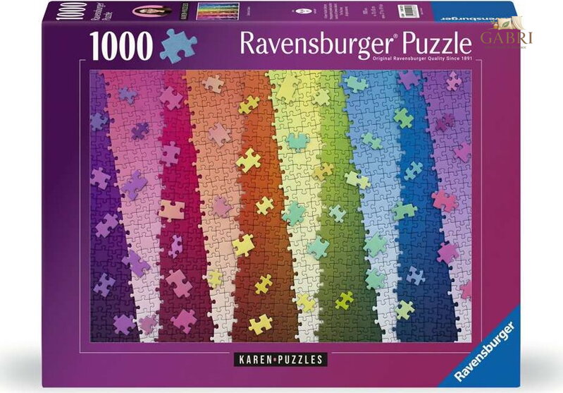 RAVENSBURGER Puzzle Karen: Colors on Colors 1000 dílků
