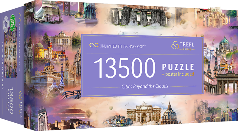TREFL Puzzle UFT Města za oblaky 13500 dílků