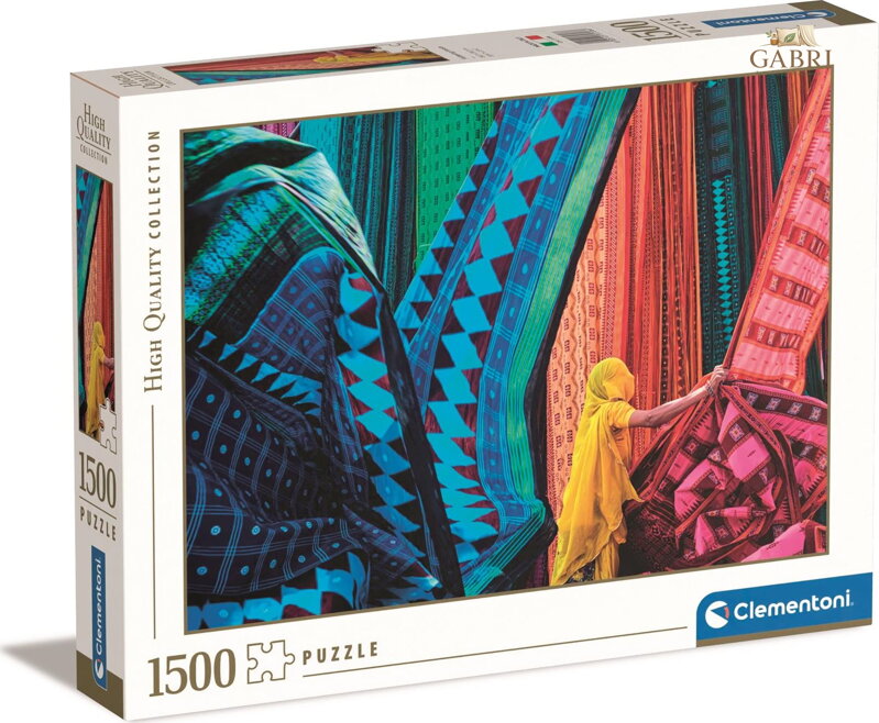 CLEMENTONI Puzzle Vlající látky 1500 dílků