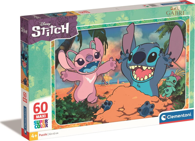CLEMENTONI Puzzle Stitch MAXI 60 dílků