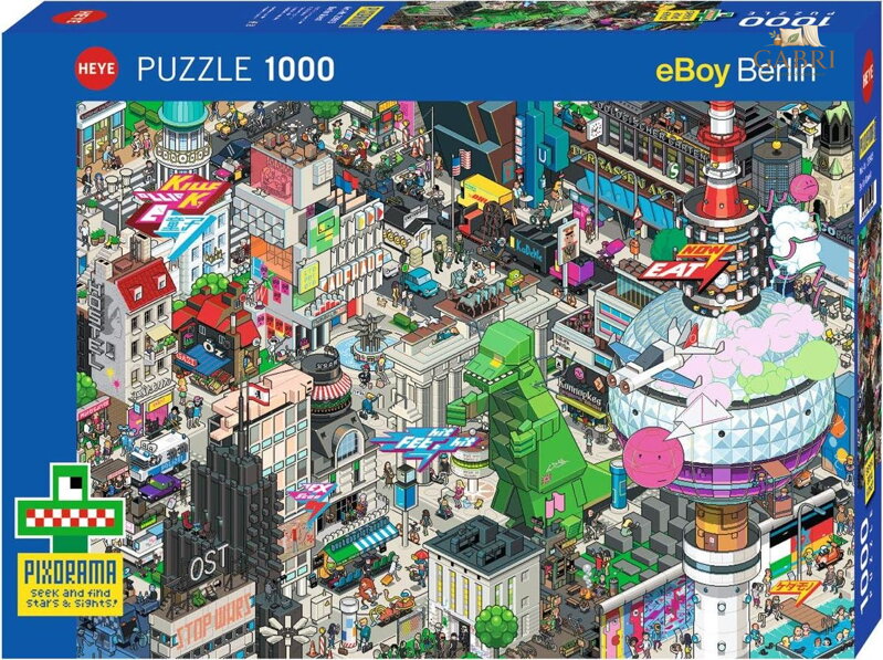 HEYE Puzzle Pixorama: Berlínské pátrání 1000 dílků