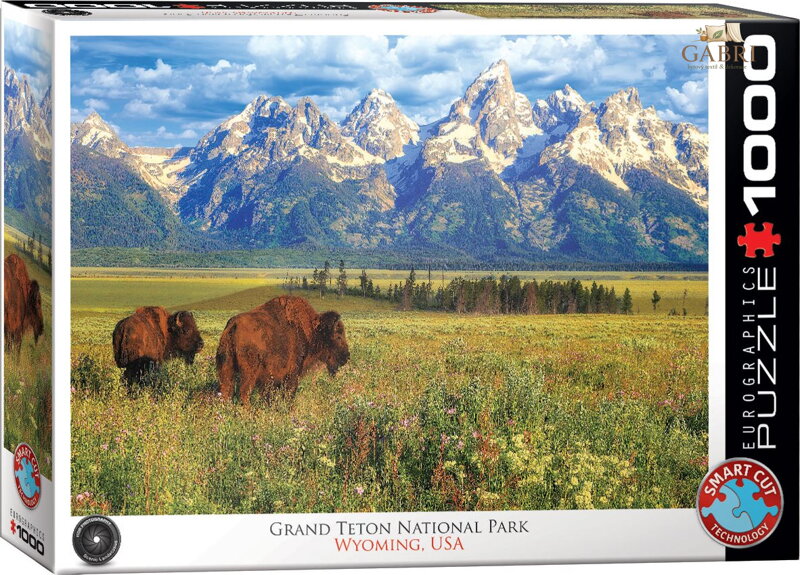 EUROGRAPHICS Puzzle Národní park Grand Teton 1000 dílků