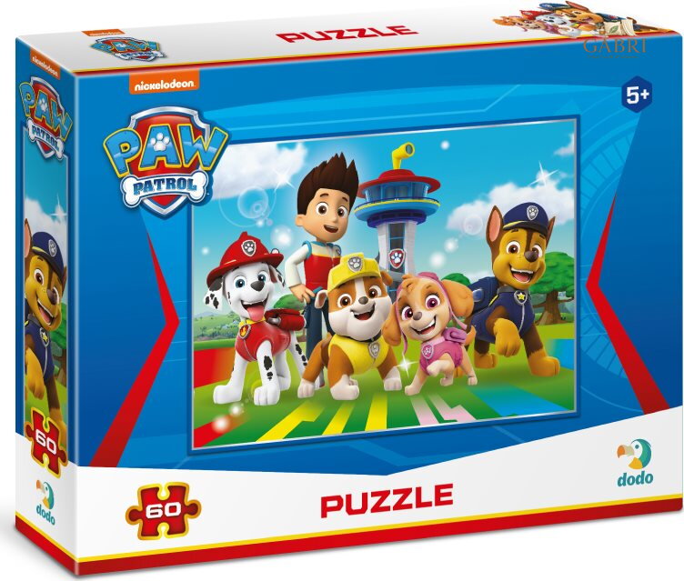 DODO Puzzle Tlapková patrola: Jsme tým 60 dílků